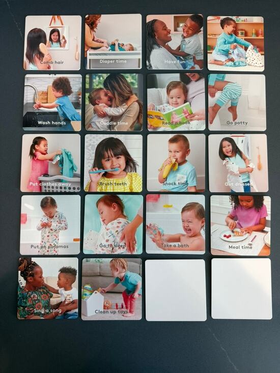 lovevery Other - Lovevery Let's Map It Out Daily Routine Flashcards Toddler Tasks Montessori Toy